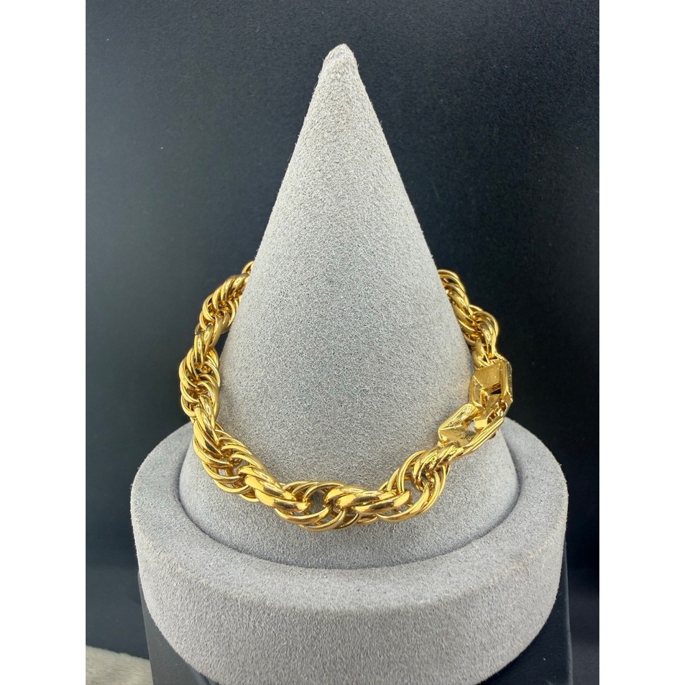 Vintage D'Orlan‎ Bracelet Gold Tone 7"